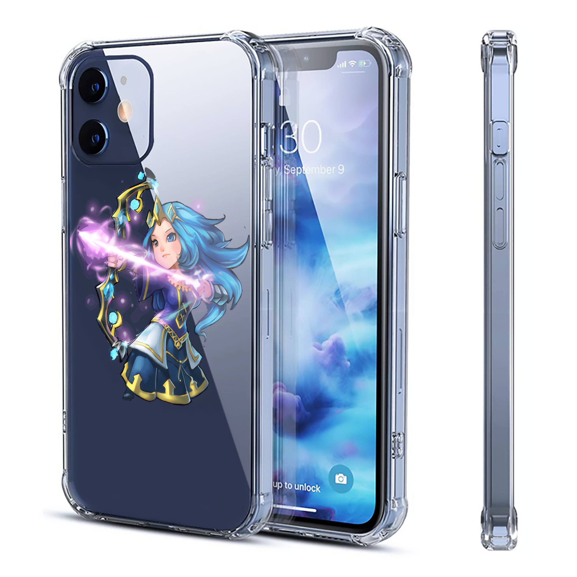 （画像用） リーグ・オブ・レジェンド League of Legends LOL 【iPhone 12シリーズ対応】透明スマホケース（クリアソフトケース）